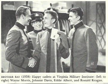 LAMINA 39686: Escena de Brother Rat con Ronald Reagan