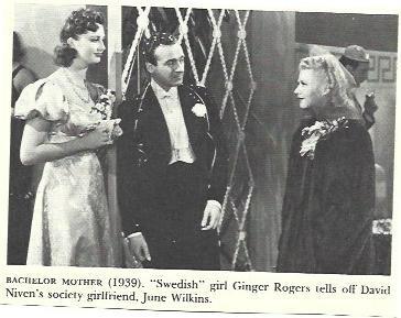LAMINA 39690: Escena de Bachelor Mother con Ginger Rogers