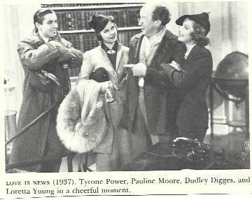LAMINA 39678: Escena de Love is news con Tyrone Power