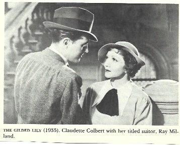 LAMINA 39733: Escena de the Gilded Lily con Claudette Colbert