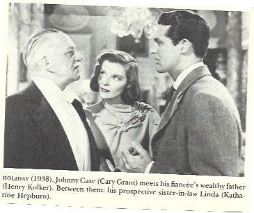 LAMINA 39714: Escena de Holiday con Cary Grant y Katherine Hepburn