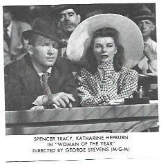 LAMINA 39932: Spencer Tracy y Katherine Hepburn en Woman of the Year
