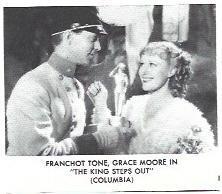 LAMINA 39954: Escena de The King steps out con Franchot Tone