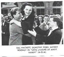 LAMINA 39961: Mickey Rooney en Love laughs at Andy