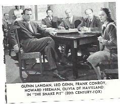 LAMINA 39933: Olivia de Havilland en The Snake Pit