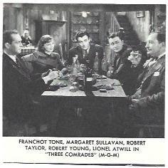 LAMINA 39892: Robert Taylor en Three Comrades
