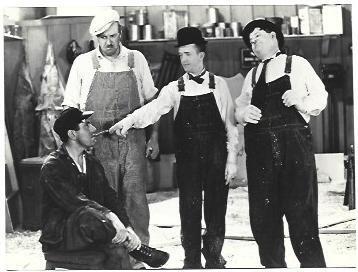 FOTOGRAFIA 39817: Oliver y Hardy con dos actores