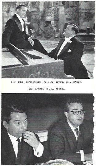 LAMINA 39832: Oliver, Hardy , Stan Laurel y Charles Perrin