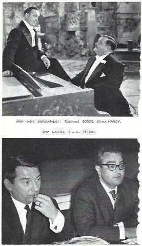 LAMINA 39832: Oliver, Hardy , Stan Laurel y Charles Perrin