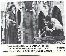 LAMINA 39885: Gina Lollobrigida en El jorobado de Notre Dame
