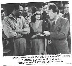 LAMINA 39887: Cary Grant en Only Angels have wings