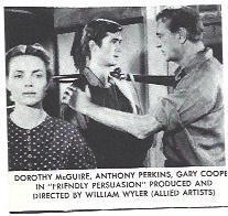 LAMINA 39872: Anthony Perkins en Friendly Persuasion