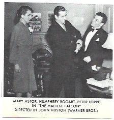 LAMINA 39869: Escena de El halcon maltes con Bogart