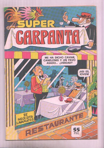 Super Carpanta numero 041: La conspiracion (Lanzom, 8 paginas)