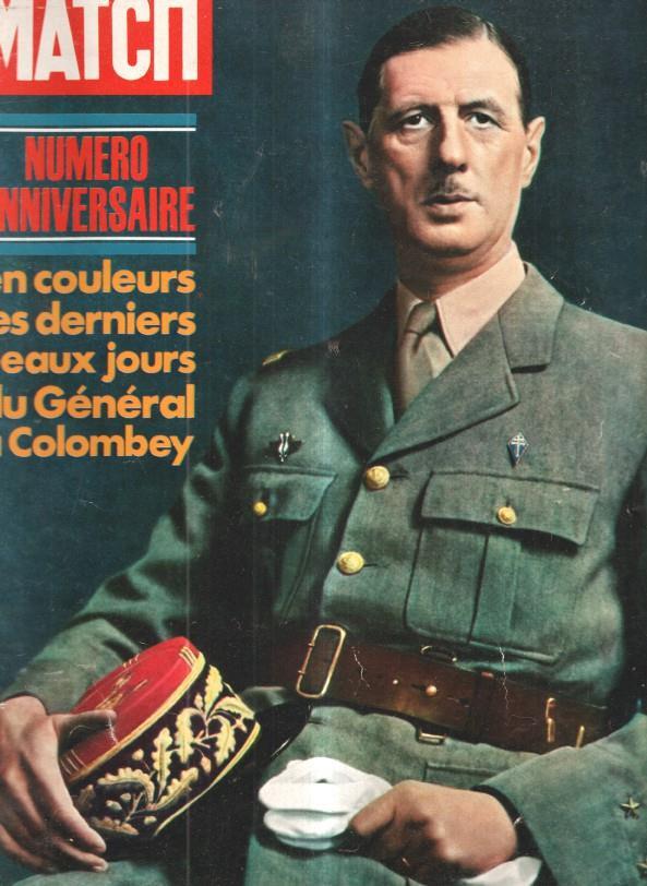 Revista: Paris Match numero 1175, 1971: Numero anniversaire en coulkeurs les