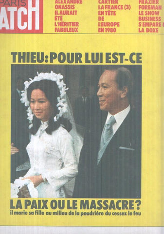 Revista: Paris Match numero 1239, 1973: Alexandre Onassis il aurait ete l heritier
