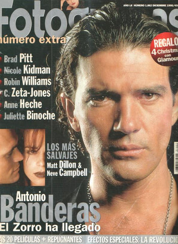 Revista: Fotogramas Extra numero 1862, 1998: Antonio Banderas, el zorro ha lle-