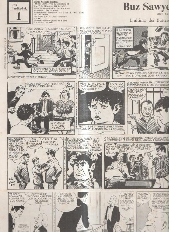 Buz Sawyer: Eroi i Sedicesimi numero 01: tiras del  14.2.1972 al 27.4.1972 