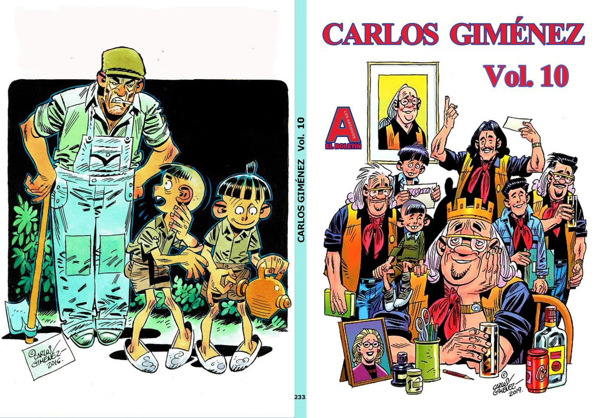 Los Archivos de El Boletin volumen 233: Carlos Gimenez volumen 10: bocetos
