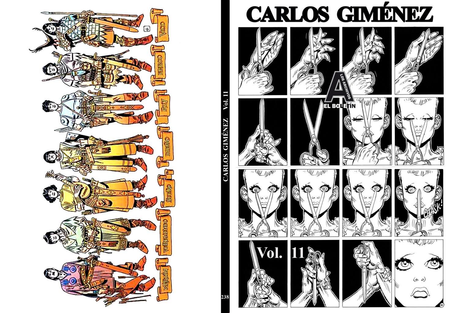 Los Archivos de El Boletin volumen 238: Carlos Gimenez volumen 11: Obras inacabadas
