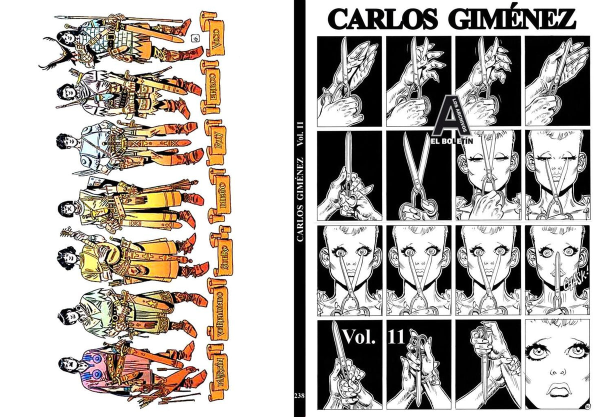 Los Archivos de El Boletin volumen 238: Carlos Gimenez volumen 11: Obras inacabadas