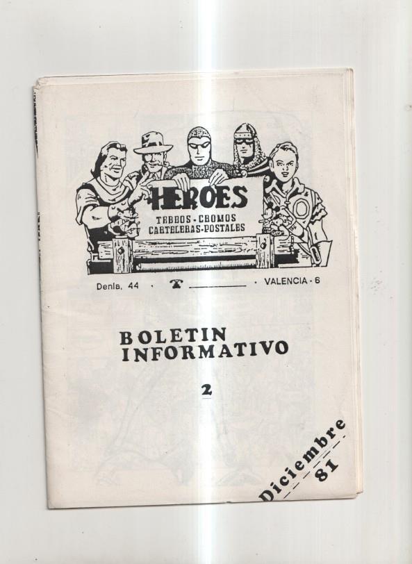 Fanzine: Heroes boletin informativo numero 2