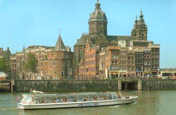 POSTAL PV13262: St. Nicolaschurch and Weeperstower, Amsterdam