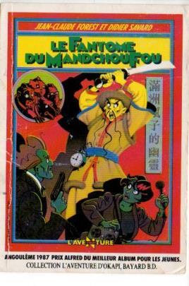 POSTAL PV13266: Le Fantome du Mandchoufou. Collection l'aventure d'Okapi