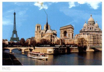 POSTAL PV13278: Panoramica de Paris