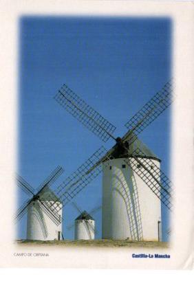 POSTAL PV13276: Molinos en Campo de Criptana, Castilla La Manch