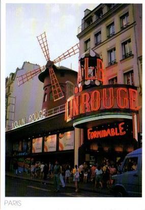 POSTAL PV13279: Moulin Rouge, Paris