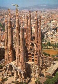 POSTAL PV13216: La Sagrada Familia, Barcelona