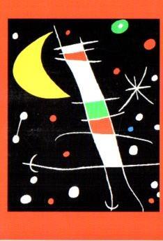 POSTAL PV13215: Henry Miller El somriure al peu de l'escala. Il.lustracio de Joan Miro