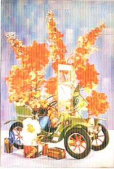 POSTAL PV13211: Coche de epoca con regalos. R-215