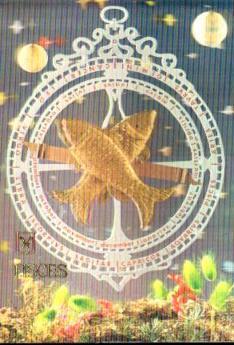 POSTAL PV13201: Piscis signo zociacal
