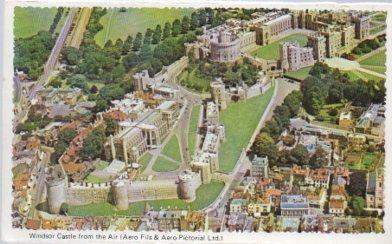 POSTAL PV13240: Windsor Castle from the Air