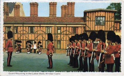 POSTAL PV13238: Guard Mounting in the Lower Ward, Windsor Castle