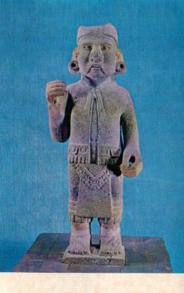 POSTAL PV13291: Tezcatlipoca de Tezcoco. Escultura antropomorfa
