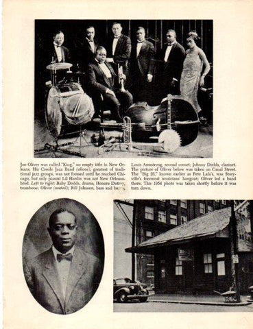 LAMINA V50311: Joe King Oliver and His Creole Jazz Band