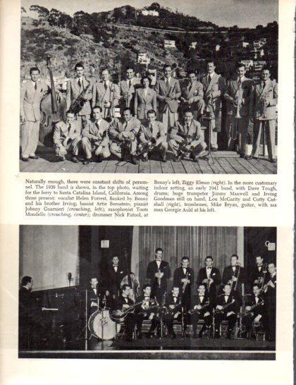 LAMINA V50307: Band of Benny Goodman waiting for the ferry to Santa Catalina Island 1939