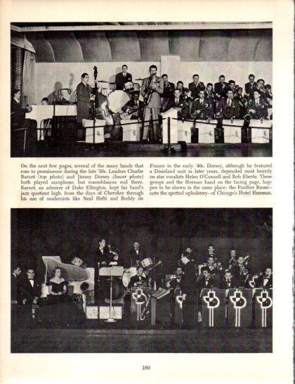 LAMINA V50304: Charlie Barnet top photo and Jimmy Dorsey lowe photo