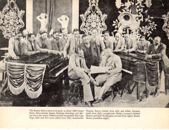 LAMINA V50299: The Bennie Moten band in about 1929