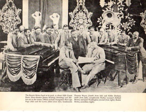 LAMINA V50299: The Bennie Moten band in about 1929