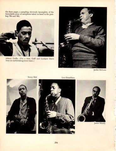 LAMINA V50295: John Griffin, Jackie Mclean, Sonny Stitt and Lou Donaldson