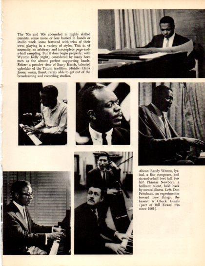 LAMINA V50294: Winton Kelly, Randy Weston and Don Friedman