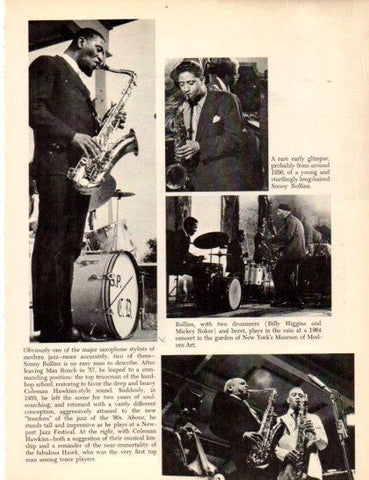 LAMINA V50292: Sonny Rollins