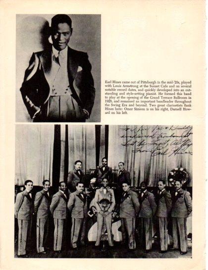 LAMINA V50314: Earl Hines and His band 1928