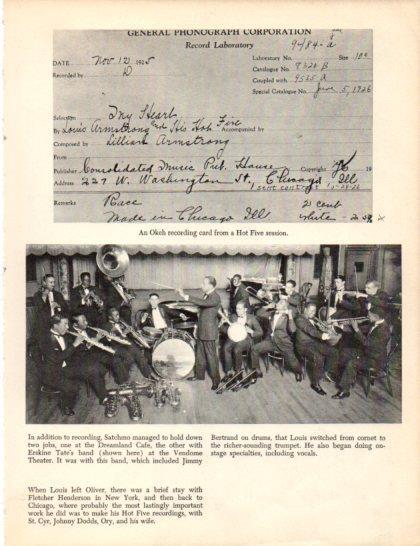LAMINA V50335: Band Erskine Tate ban at the Vendome Theater