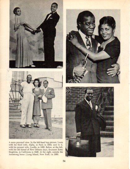 LAMINA V50322: Louis Armstrong and Alpha in Paris in 1934