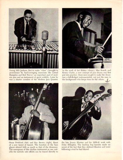 LAMINA V50287: Young Milt Jackson, Oscar Pettiford and Ray Brown